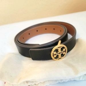 Tory Burch 1" Reversible Logo Belt